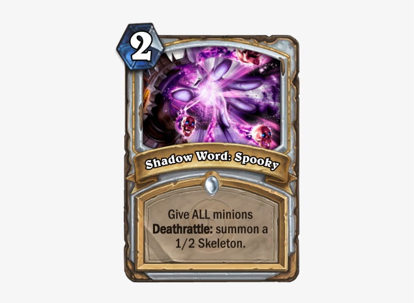 Spooky Scary Skeletons - Hearthstone Spirit Lash, transparent png download