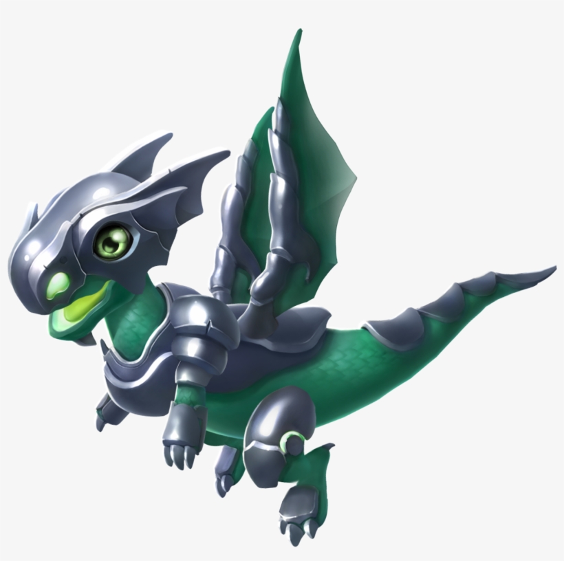 Black Armor Dragon - Video Game, transparent png download