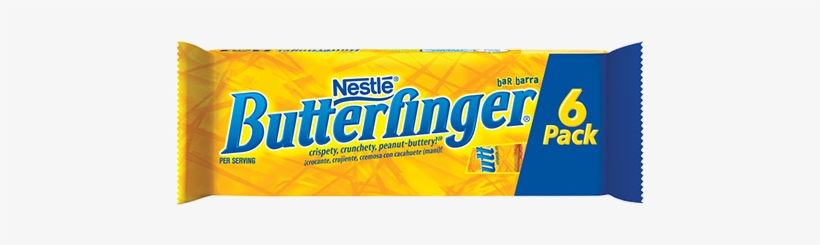 Butterfinger Fun Size Candy Bars For Fresh Candy And - Butterfinger Fun Size 6 Pack, transparent png download