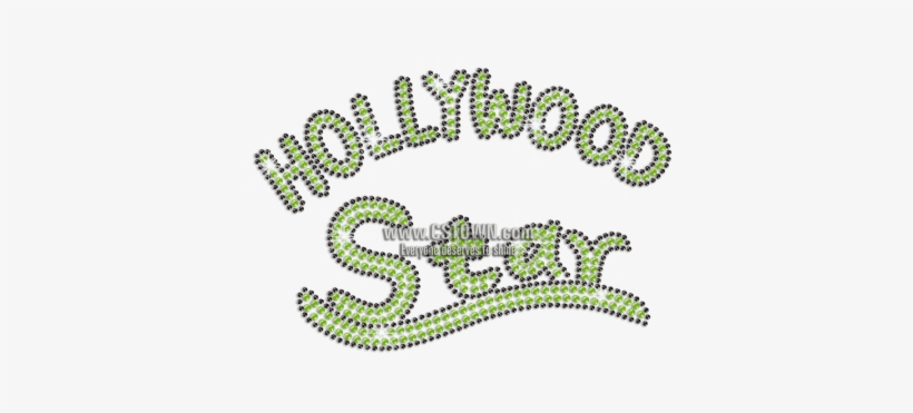 Super Hollywood Star Hotfix Rhinestone Transfer - Letter, transparent png download