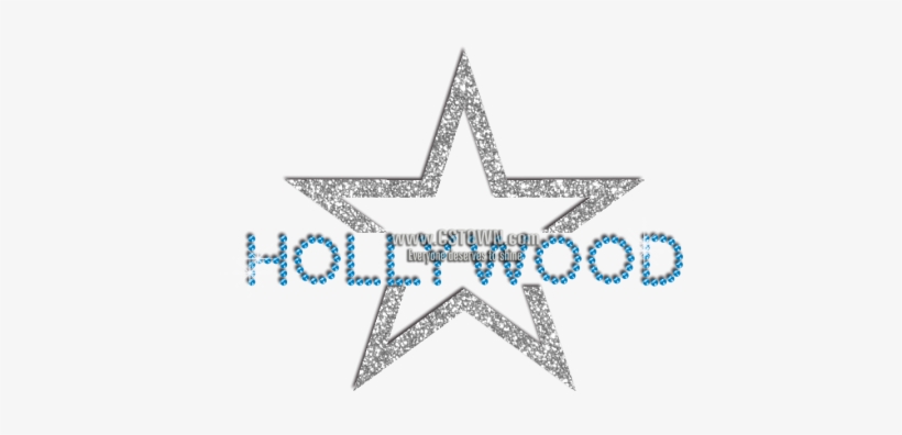 Hollywood Star Iron-on Rhinestone Glitter Transfer - Footaction Logo, transparent png download