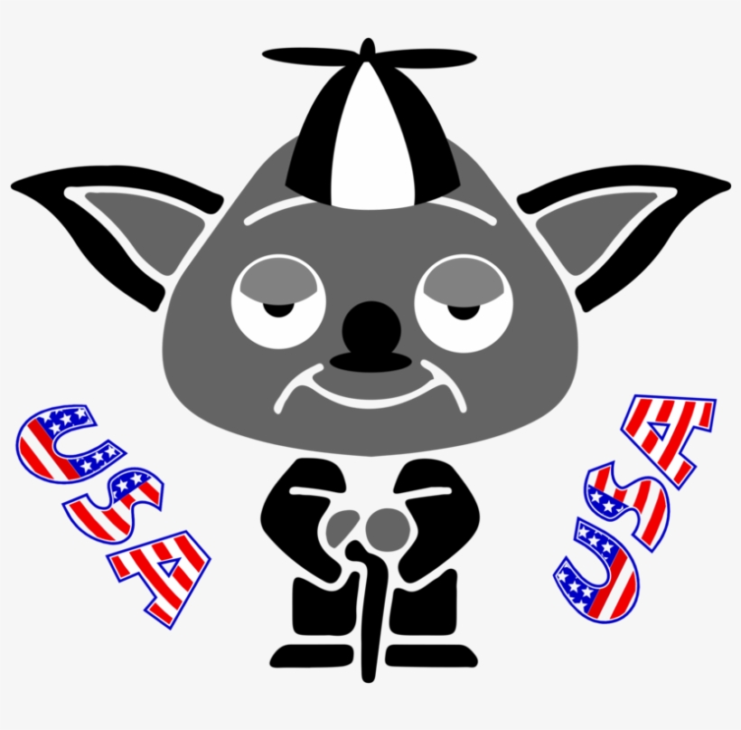 Cartoon Cat Drawing Computer Icons Line Art - Stolz, Amerikanisch Zu Sein - Usa Karte, transparent png download