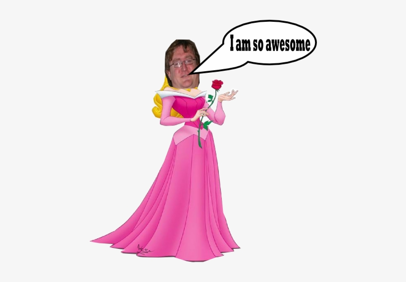 Meanwhile In Gabe Newell House - Aurora Sleeping Beauty, transparent png download