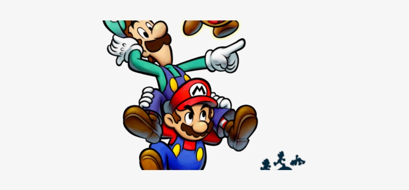 Mario And Luigi Dream Team - Mario And Luigi Bowser's Inside Story Artwork, transparent png download