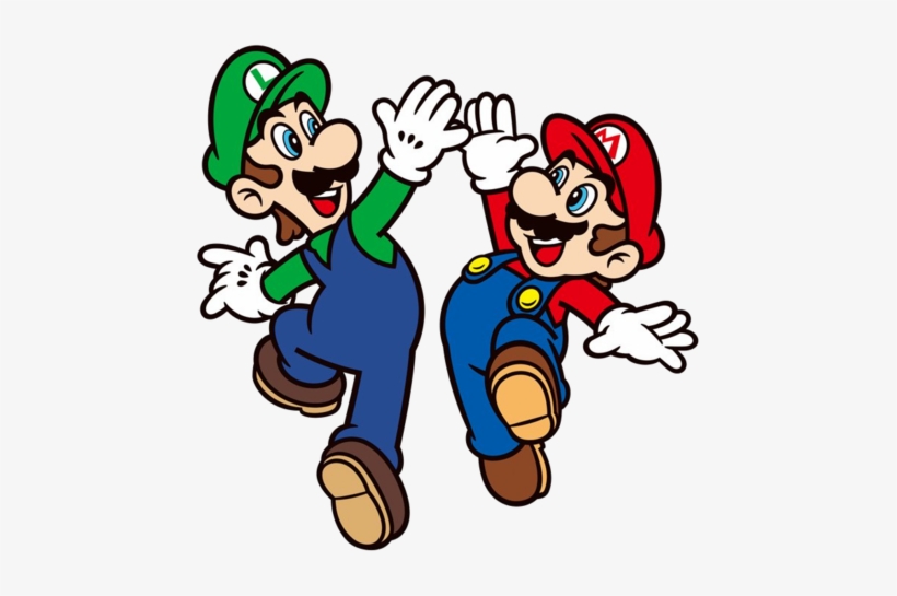 High Five - Mario And Luigi 2d, transparent png download