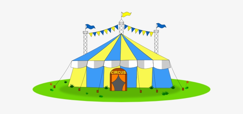 Original Png Clip Art File Yellow & Blue Big Circus, transparent png download