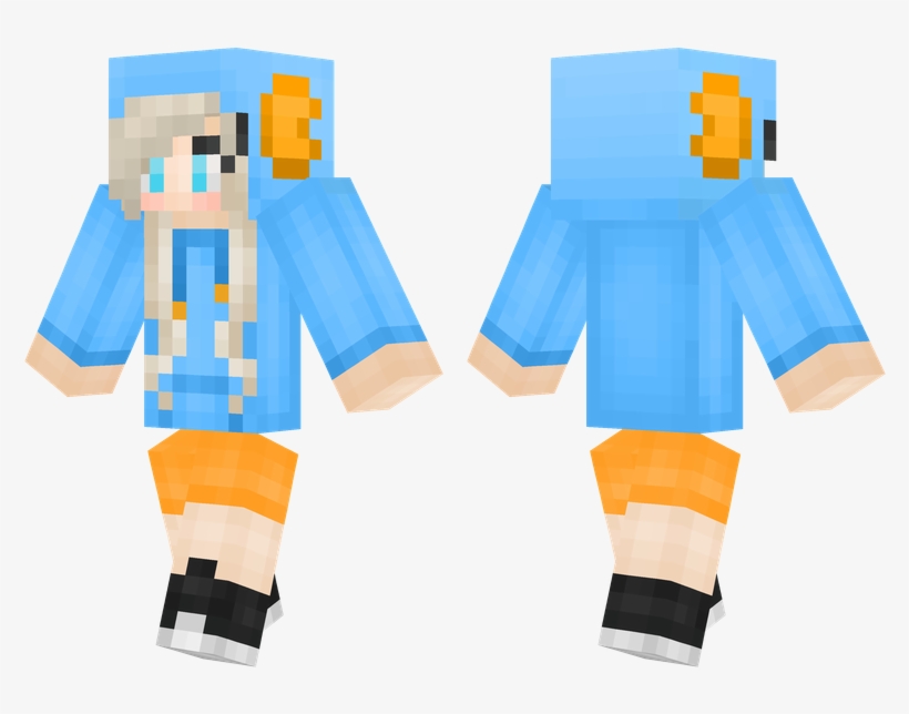 6. "Boy with Blue Hair" Skin for Minecraft - wide 4