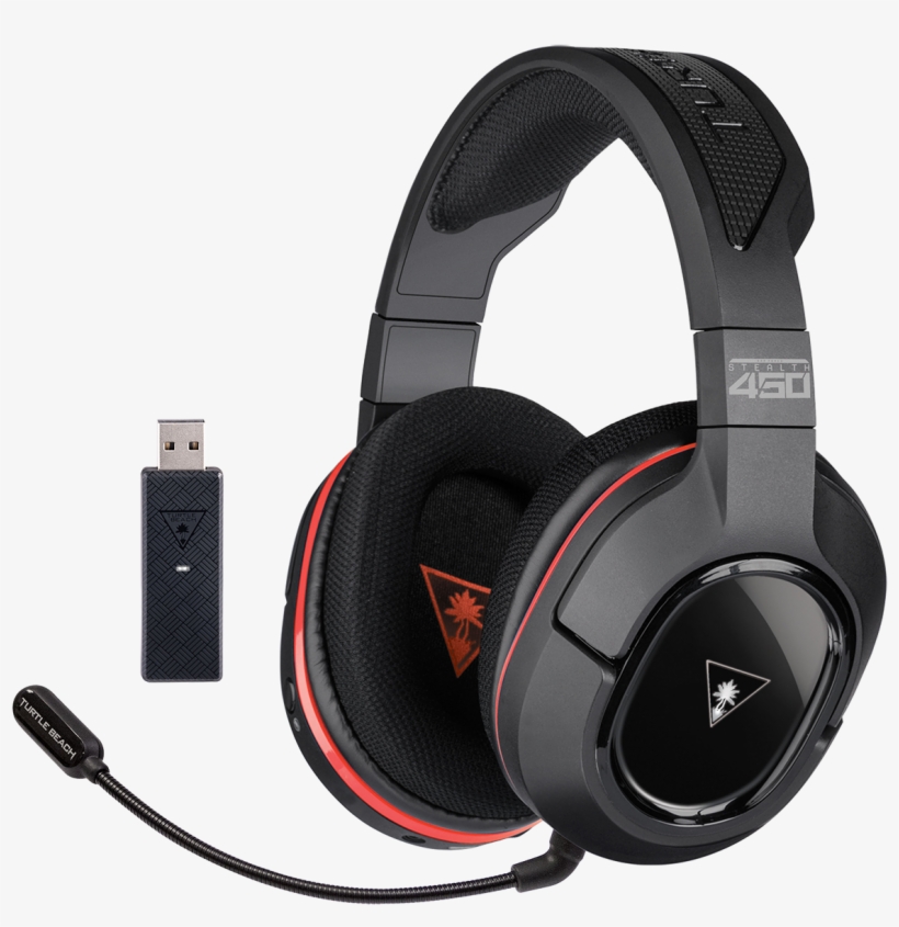 Stealth 450 Headset - Turtle Beach Stealth 450, transparent png download
