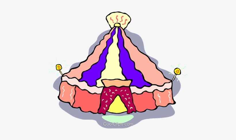 Circus Tent Royalty Free Vector Clip Art Illustration - Circus, transparent png download