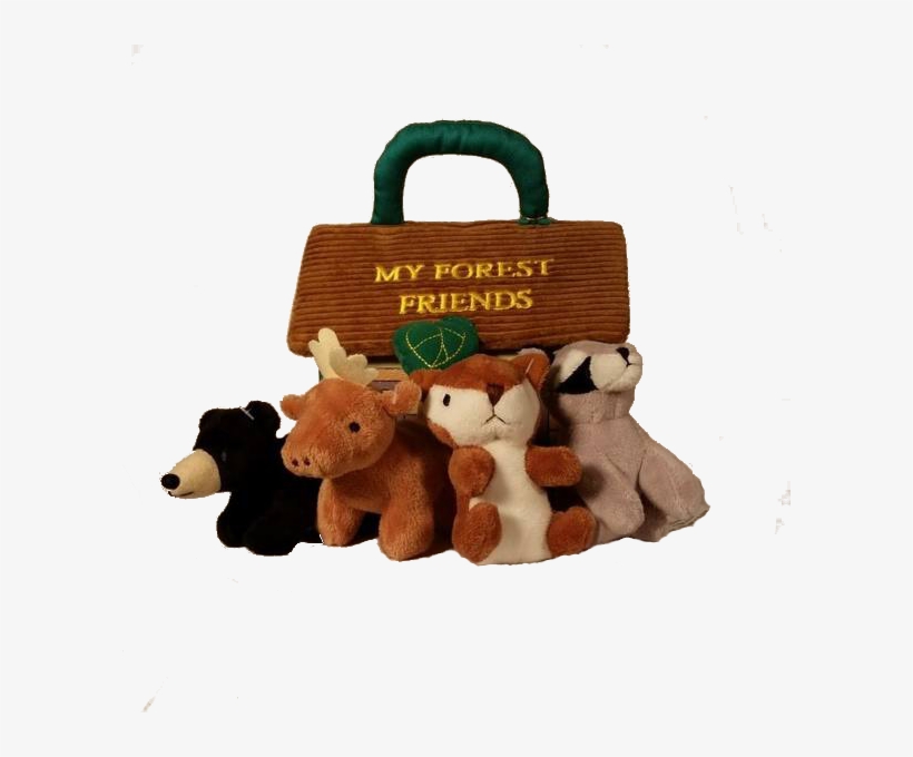 Forest Friends Stuffed Cabin By Aurora With Animals - Maine, transparent png download
