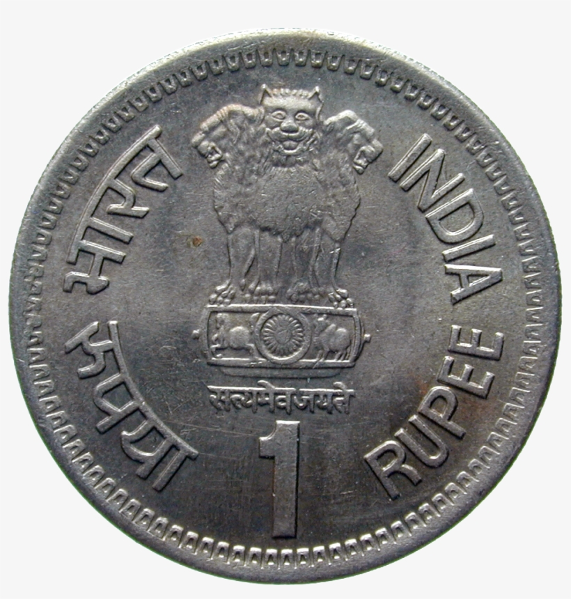 Republic Of India, 1 Rupee 1991 - India, transparent png download