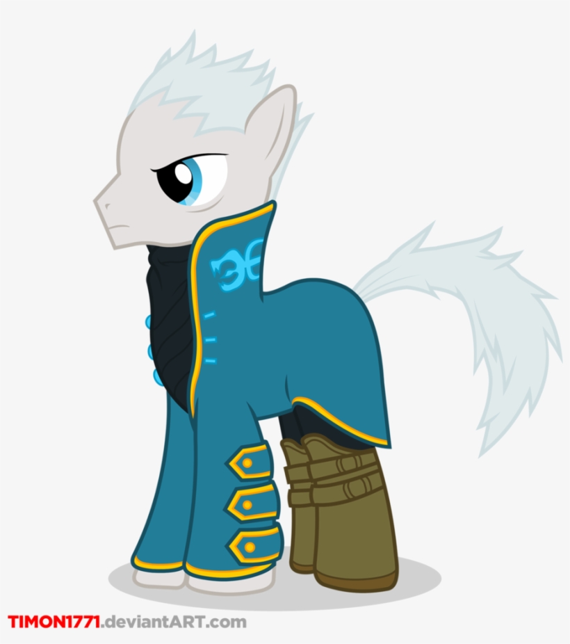 Crossover, Devil May Cry, Ponified, Safe, Vergil - My Little Pony Vergil, transparent png download