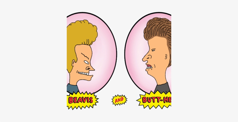 Courtesy Of Mike Judge / Mtv - Beavis And Butthead Heads, transparent png download