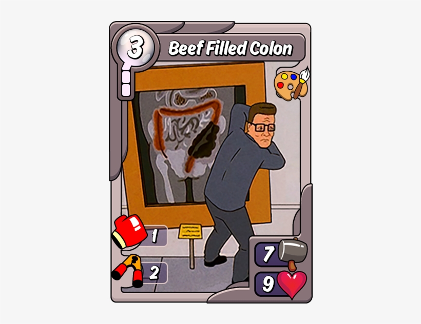 King Of The Hill Beef Filled Colon, transparent png download