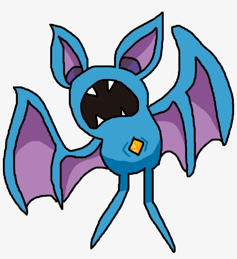 Jewel Zubat - Cartoon, transparent png download