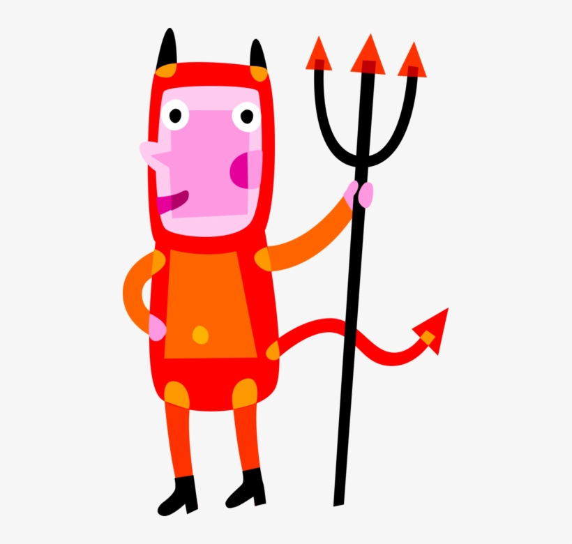 Vector Illustration Of Prince Of Darkness Mephistopheles - Halloween Pictures For Kids, transparent png download