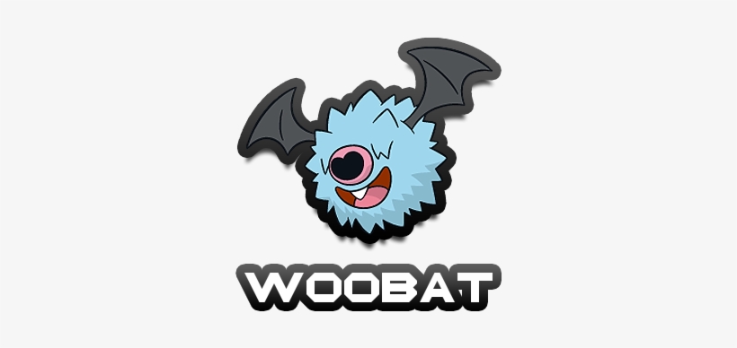Gbcx8zb - Pokemon Woobat, transparent png download