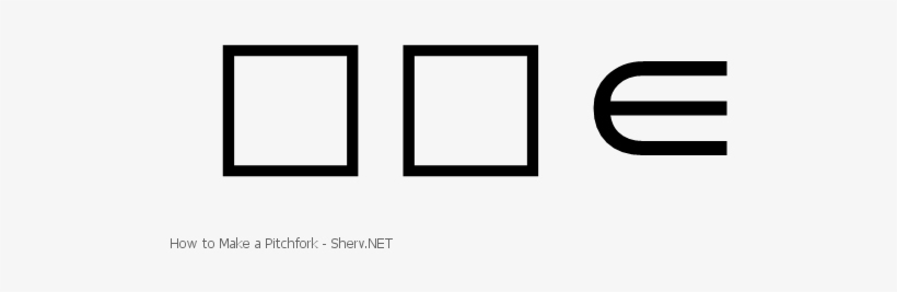 How To Make A Pitchfork Inverted - Emoticon, transparent png download