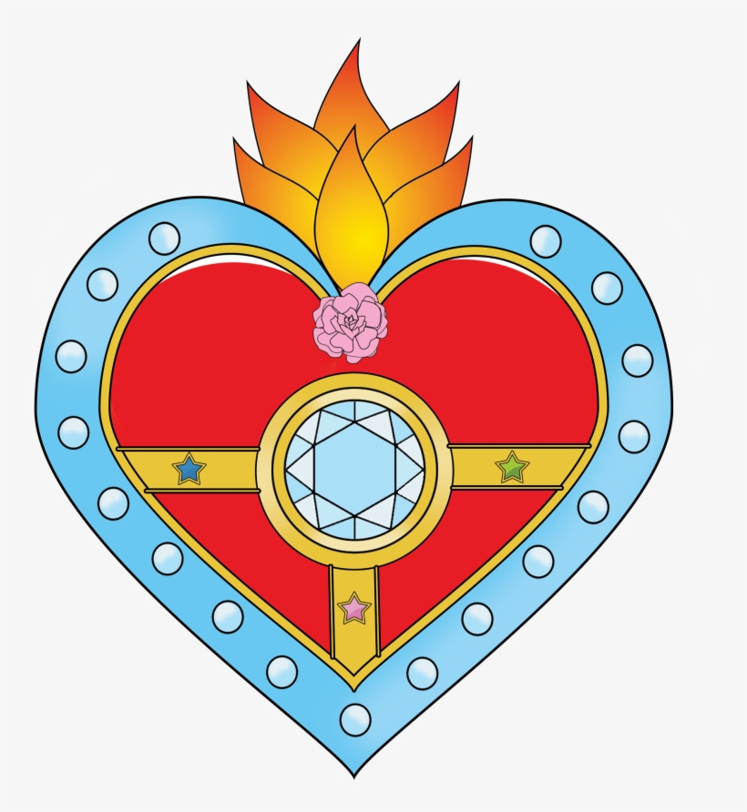 Cosmic Sacred Heart - Circle, transparent png download