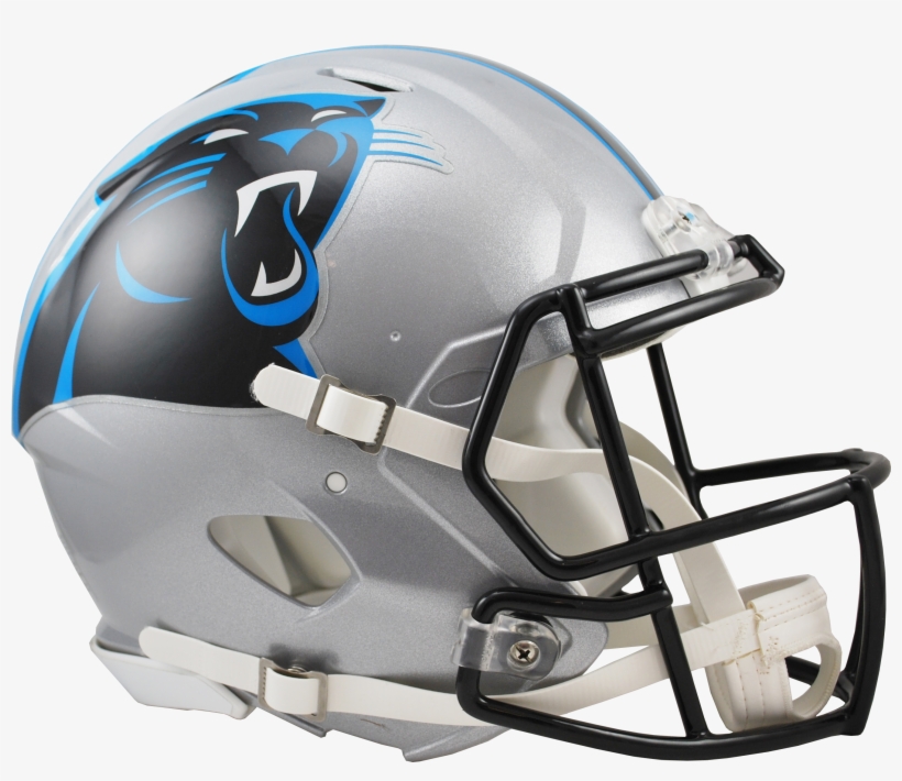 Carolina Panthers Speed Authentic Full Size Helmet - Nfl Carolina Panthers Speed Authentic Football Helmet, transparent png download