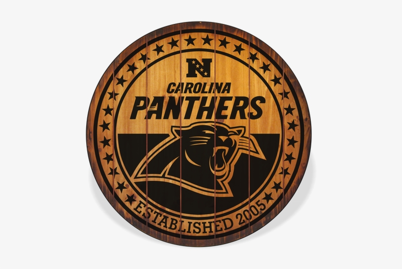 Carolina Panthers Barrel Top Sign - Carolina Panthers 6 X 12 Metal Nfl Team License Plate, transparent png download