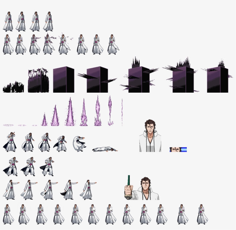 Click For Full Sized Image Sōsuke Aizen - Hueco Mundo Bleach Ds, transparent png download