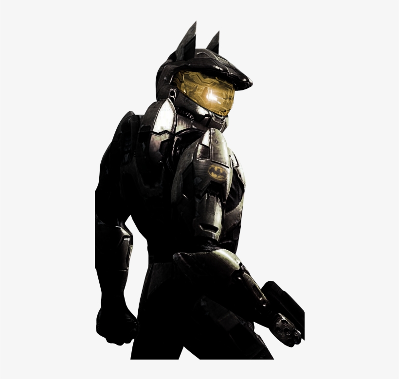 Why Fight When Bruce Could Simply Kick Cheif's A$$, - Halo Batman, transparent png download