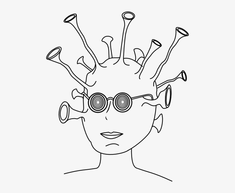 How To Set Use Alien With Glasses Svg Vector, transparent png download