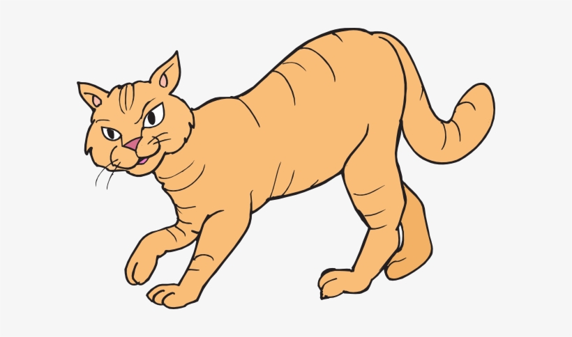 Stalking Cat Clip Art At Clker - Stalking Cat Clipart, transparent png download