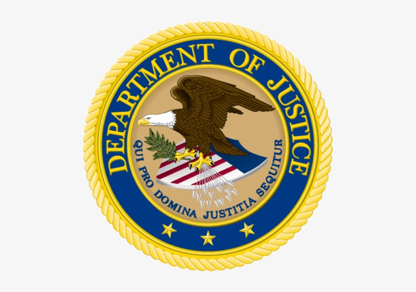 Seal Of The United States Department Of Justice - Dept Of Justice Logo, transparent png download
