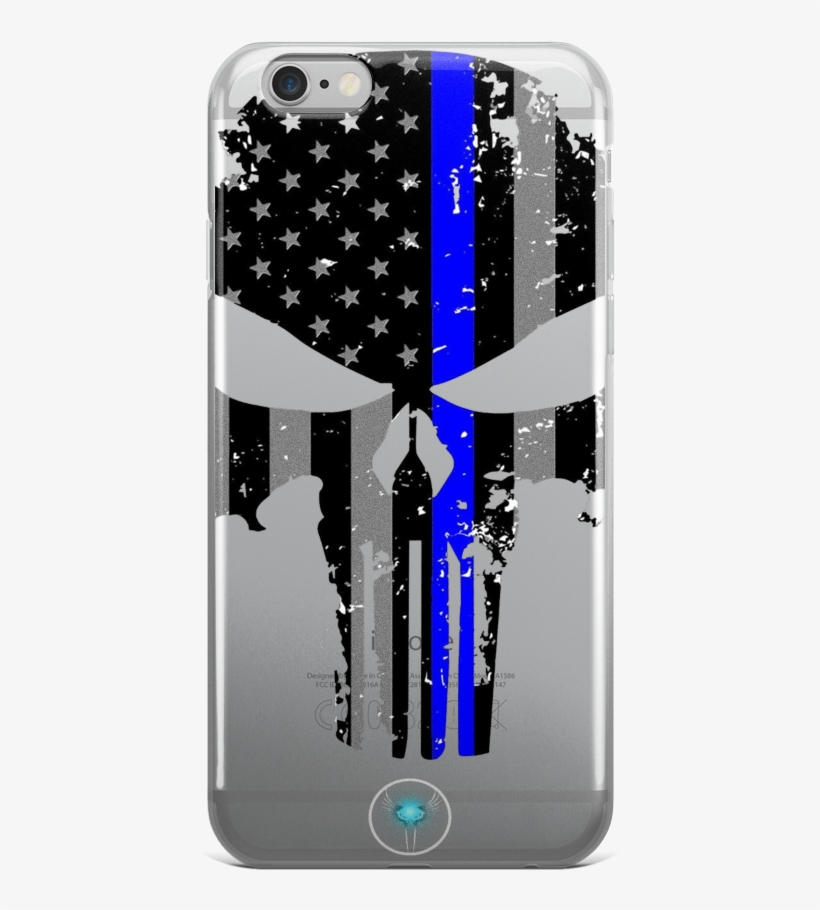 Blue Line Iphone 6/6s & 6 Plus/6s Plus Case, transparent png download