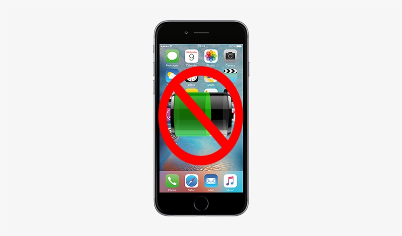 Iphone 6s Plus Battery Replacement - Iphone 6 16 Gb Black, transparent png download