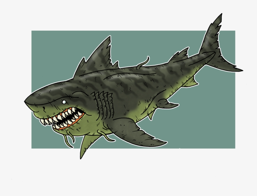 Mutant Shark By Mcslackerton On Deviantart Png Freeuse - Mutant Shark, transparent png download