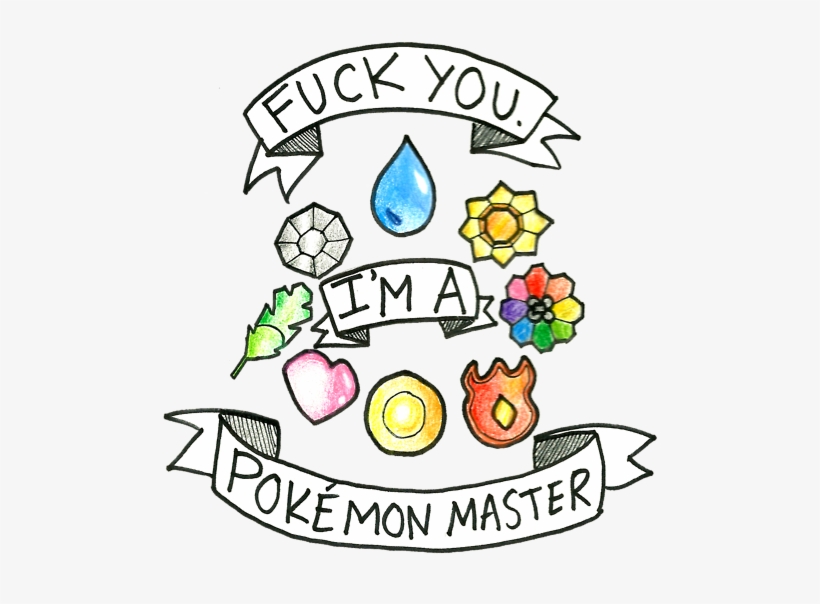 Original Pokemon Master Pokemon Pictures, Pokemon Go, - Fuck You Im A Pokemon Master, transparent png download