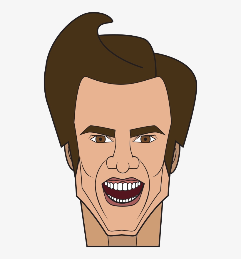 Infographic About Jim Carrey Characters In Movies - Cartoon, transparent png download