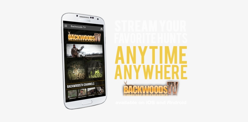 Backwoodstv App Slide - Samsung Galaxy, transparent png download
