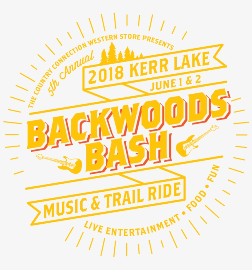 Kerr Lake Backwoods Bash Music Festival - Music, transparent png download