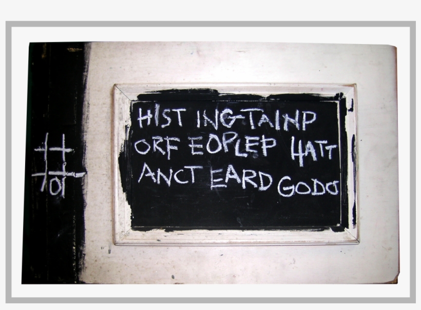 Literate Painting - Blackboard, transparent png download