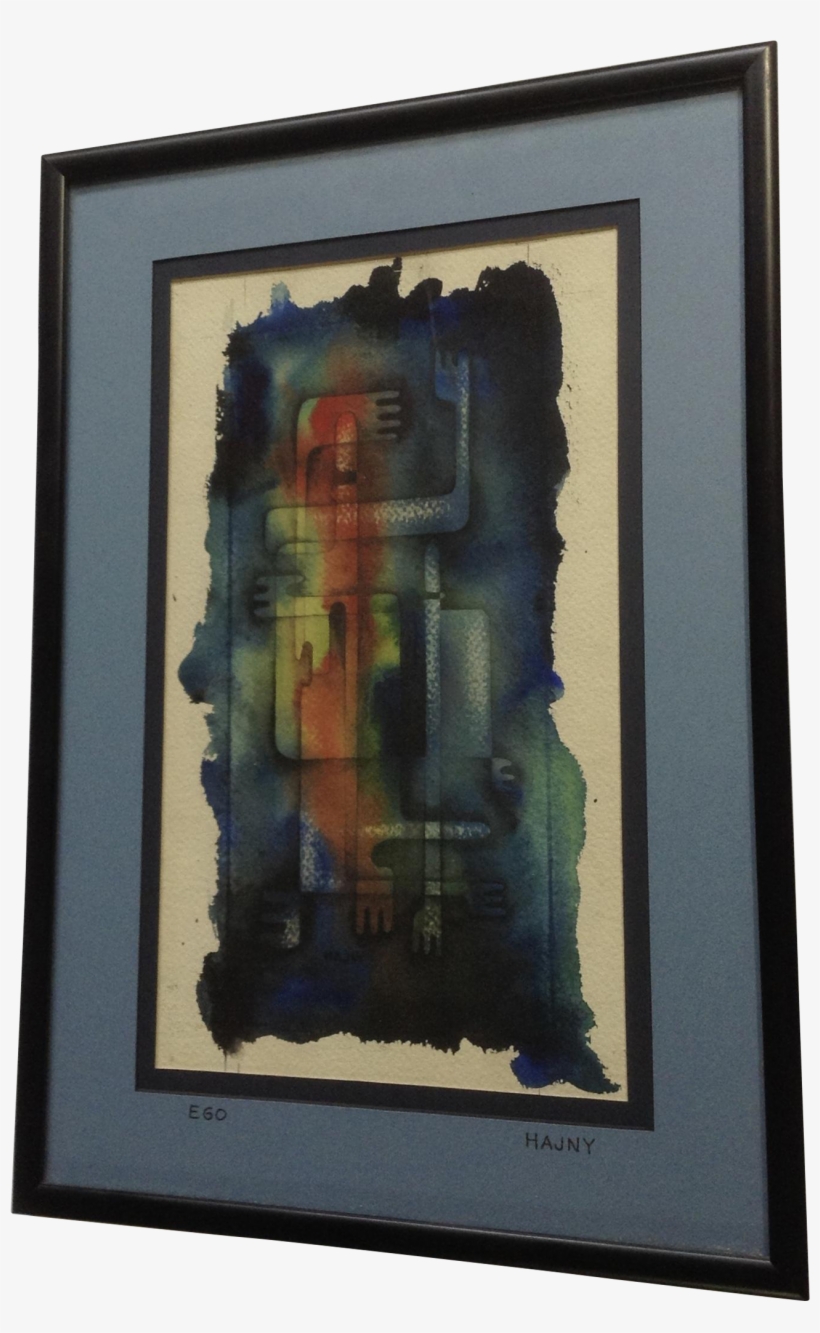 Jim Hajny, Ego Abstract Band Member Watercolor Painting - Watercolor Painting, transparent png download