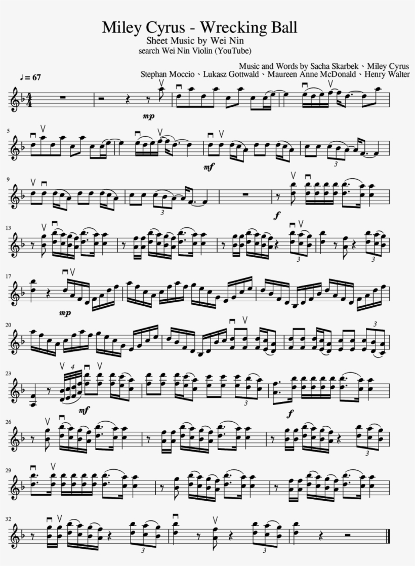 Wei Nin Violin Studio - Document, transparent png download