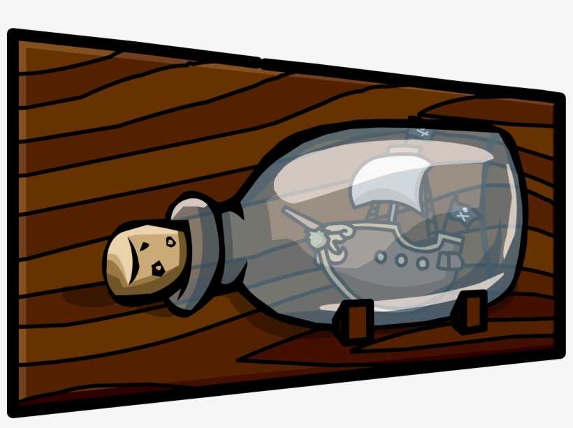 Ship In A Bottle Sprite 001 - Bottle, transparent png download