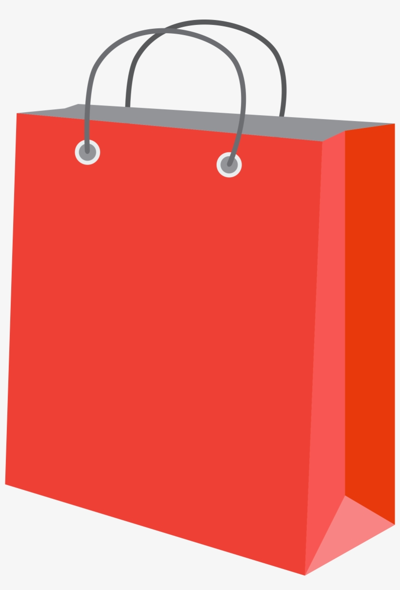 This Free Icons Png Design Of Red Paper Bag, transparent png download