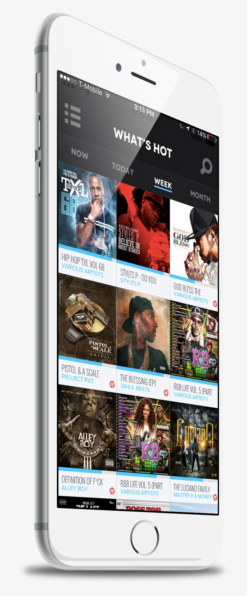 Datpiff For Ios - Mobile Phone, transparent png download
