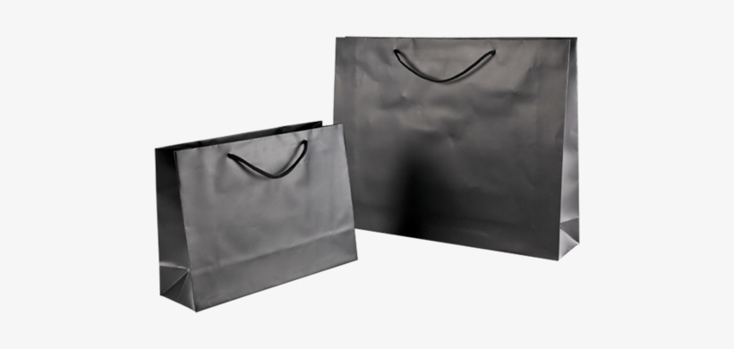 Black Paper Bag Png, transparent png download