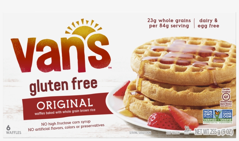 Van's® Simply Delicious Gluten-free Waffles, Totally - Vans Waffles, transparent png download