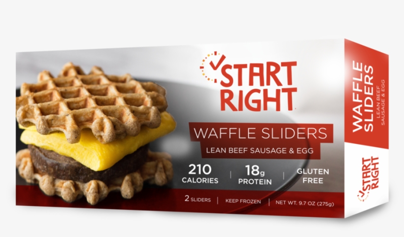 Beef Slider Rendering - Start Right Waffle Sliders, transparent png download