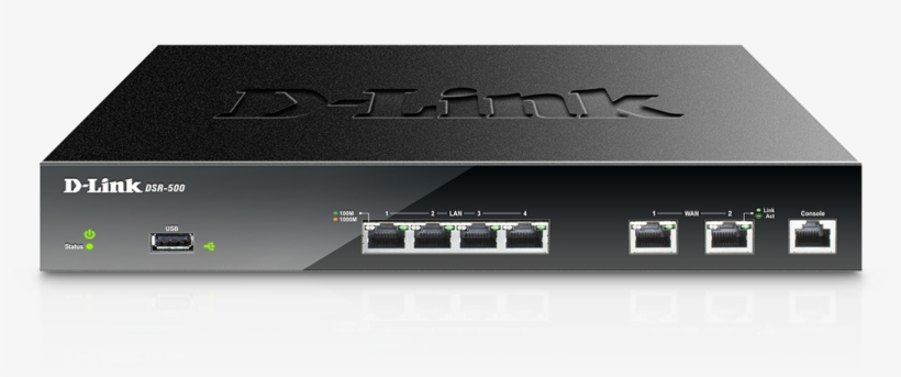 Unified Services Router 4 X Gigabit Lan, 2 X Gigabit - D Link, transparent png download