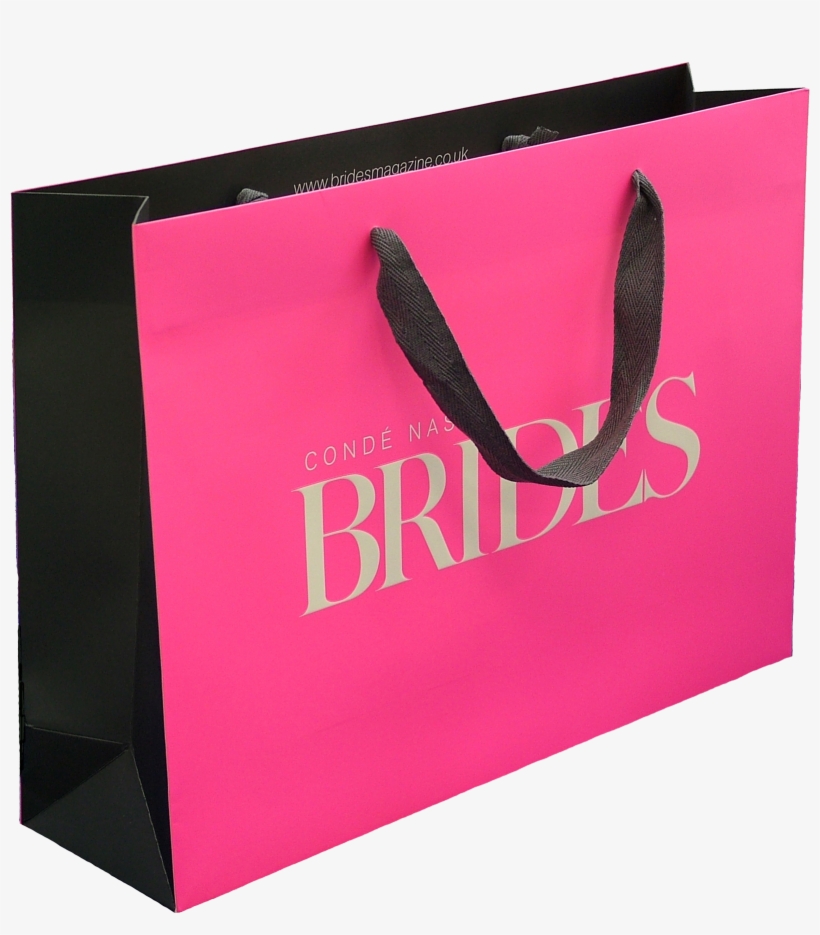 Pink Paper Bags Uk - Paper, transparent png download