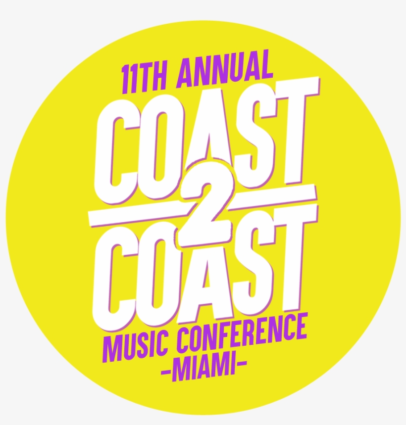 Logo Coast 2 Coast Music Conference - Coast 2 Coast Music Conference 2019 In Miami, transparent png download