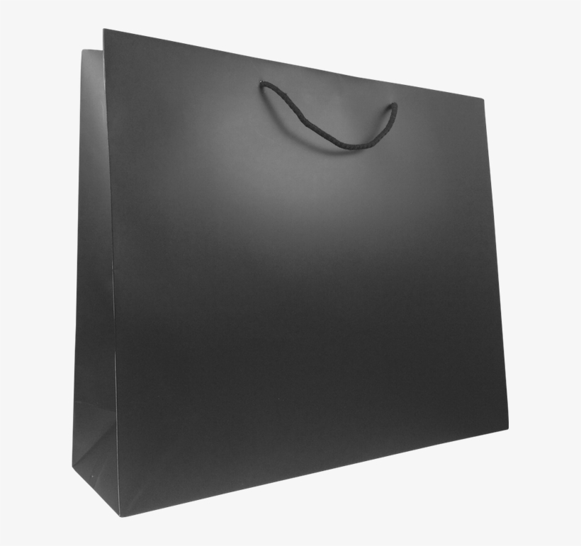 Black Paper Bag Png, transparent png download